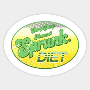 Sprunk Diet Sticker